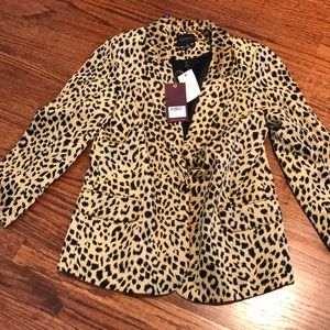 Scotch and soda leopard blazer